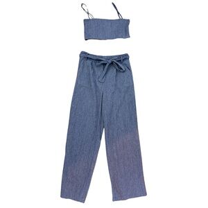 Women's Blue 2 Piece Set